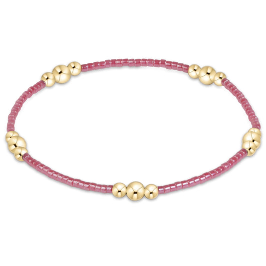 enewton Hope Purpose Gold Bracelet - Pink Champagne shown flat on a plain white background