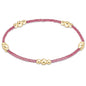 enewton Hope Purpose Gold Bracelet - Pink Champagne shown flat on a plain white background