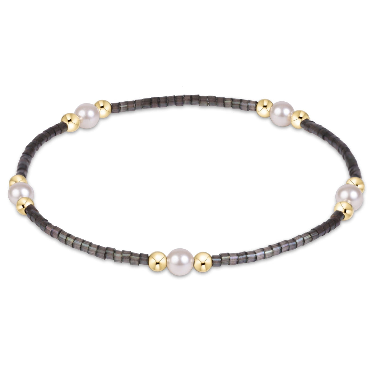 enewton Hope Purpose Pearl Bracelet - Moonlight shown flat on a plain white background
