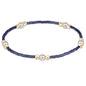enewton Hope Purpose Pearl Bracelet - Navy shown flat on a plain white background