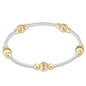 enewton Purpose Dignity 6mm Mixed Metal Beaded Bracelet shown flat on a plain white background