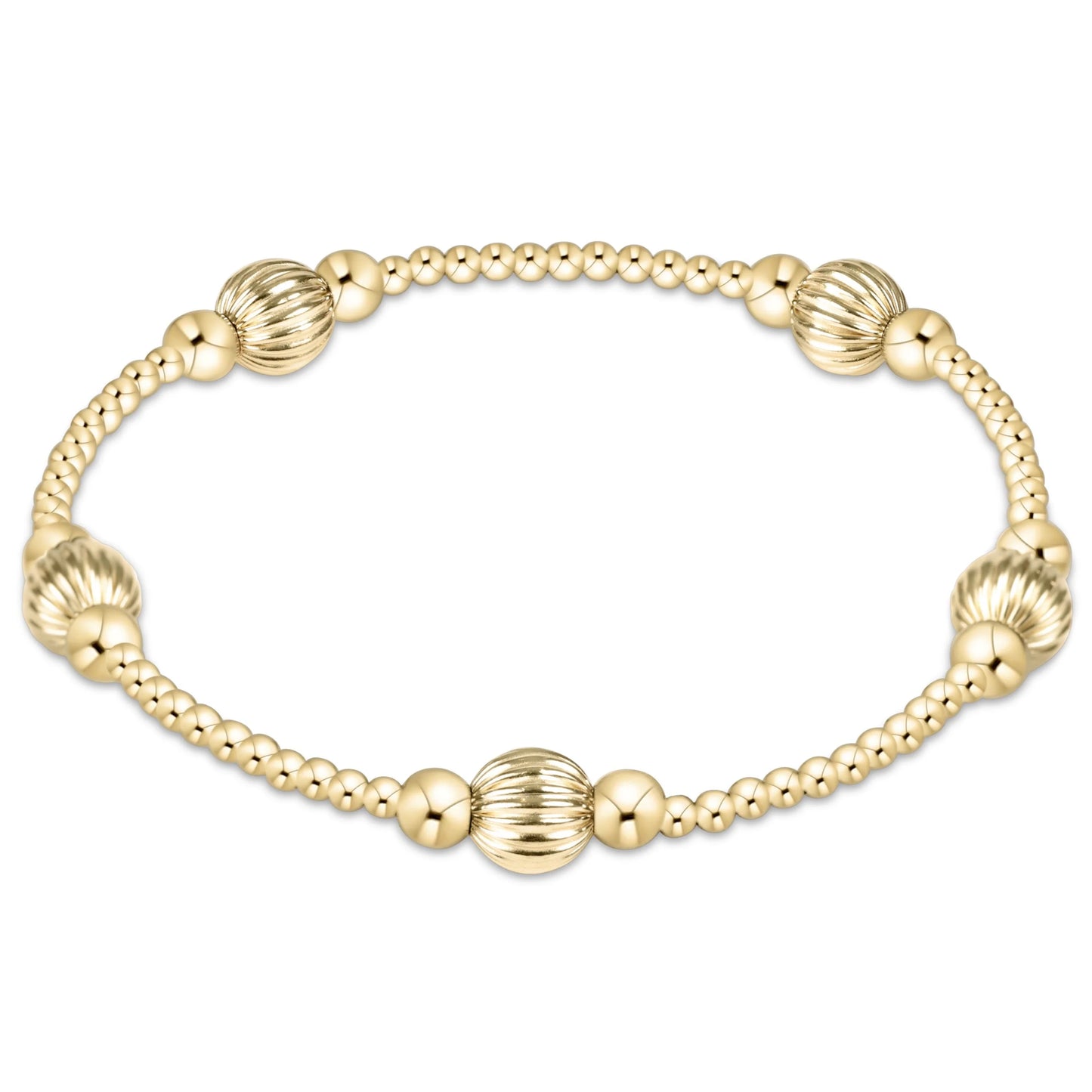 Purpose Dignity 6mm Bead Bracelet - Gold