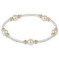 Purpose Pearl 6mm Dignity Bead Bracelet - Mixed Metal