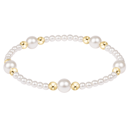 Purpose Pearl 6mm Bead Bracelet - Pearl