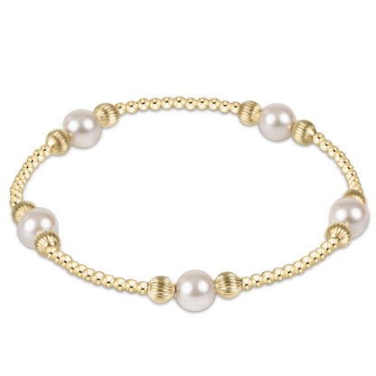Purpose Pearl 6mm Bead Bracelet - Dignity
