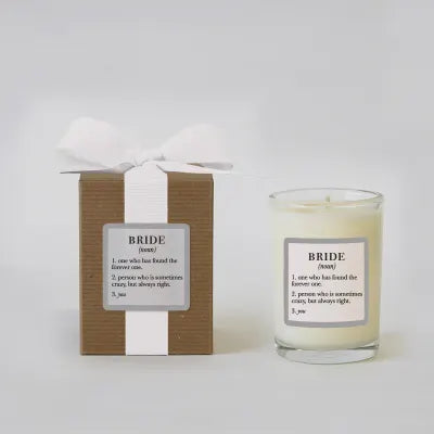 Bride Definition Skinny Sister Candle