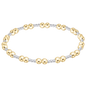 enewton Together Mixed Metal 4mm Beaded Bracelet shown flat on a plain white background