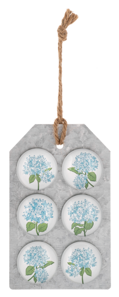 Blue Hydrangea Magnet (6 pc. set)