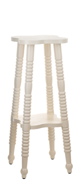 Tall Clover Plant Stand with Shelf