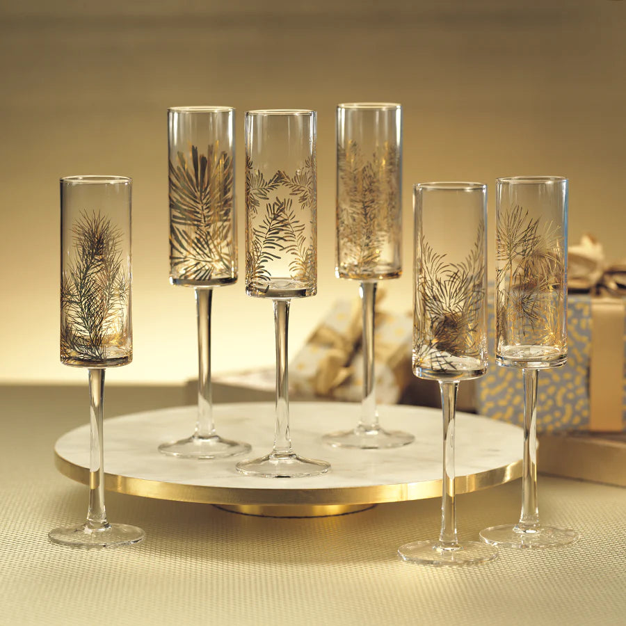 Golden Fir Celebration Flutes