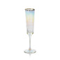 Aperitivo Triangular Glass,  Luster with Gold Rim