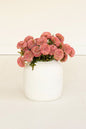 Bundle of 7 Artificial Blush Ball Dahlias