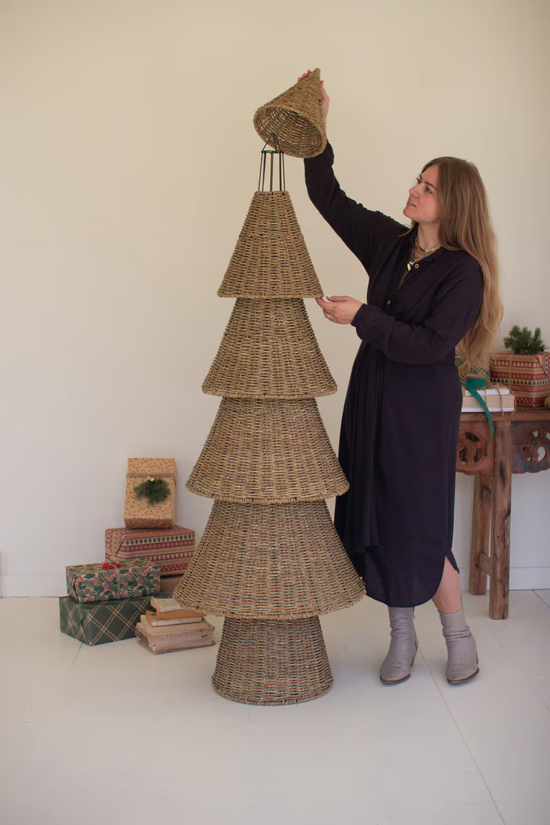 68" Woven Vine Christmas Tree
