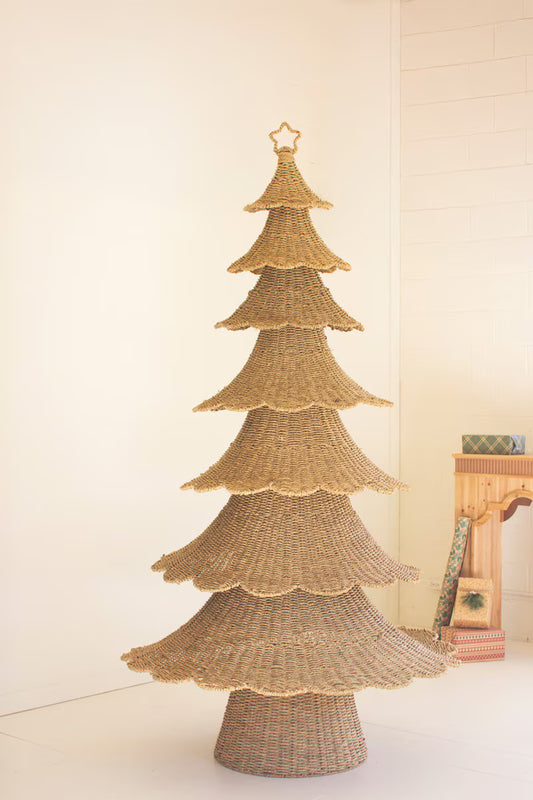 Giant Woven Vine Christmas Tree