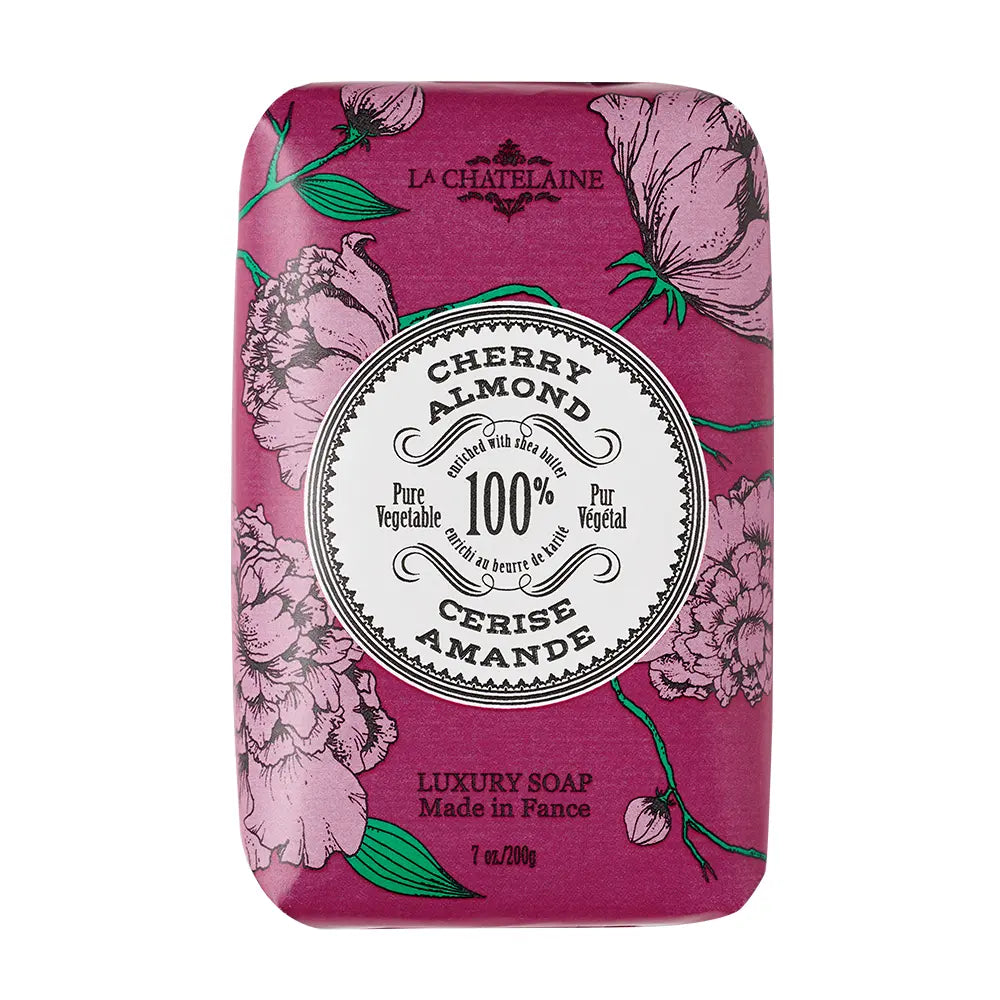 La Chatelaine Cherry Almond Luxury Soap