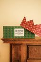 Set of 6 festive patterned paper crowns