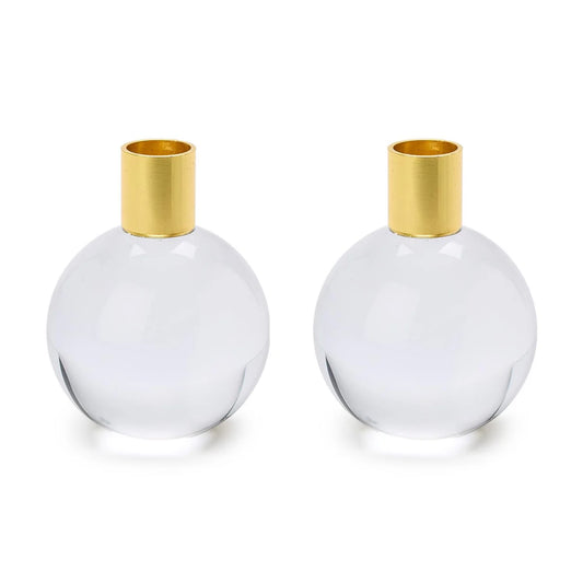 Color Pop Clear Taper Candleholder (Sold Separately)