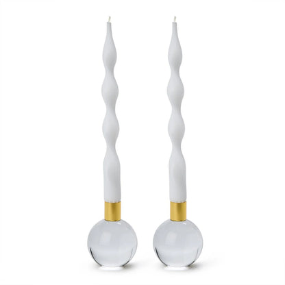 Color Pop Clear Taper Candleholder (Sold Separately)