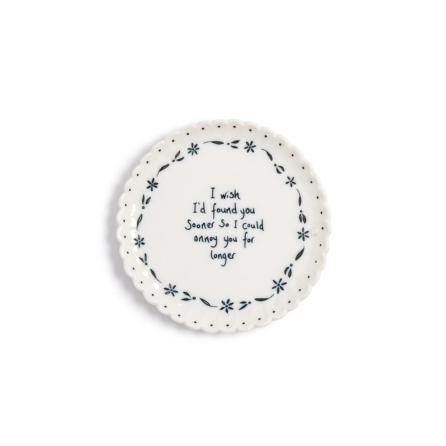 East of India Round Scallop Coasters