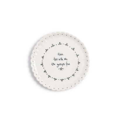 East of India Round Scallop Coasters