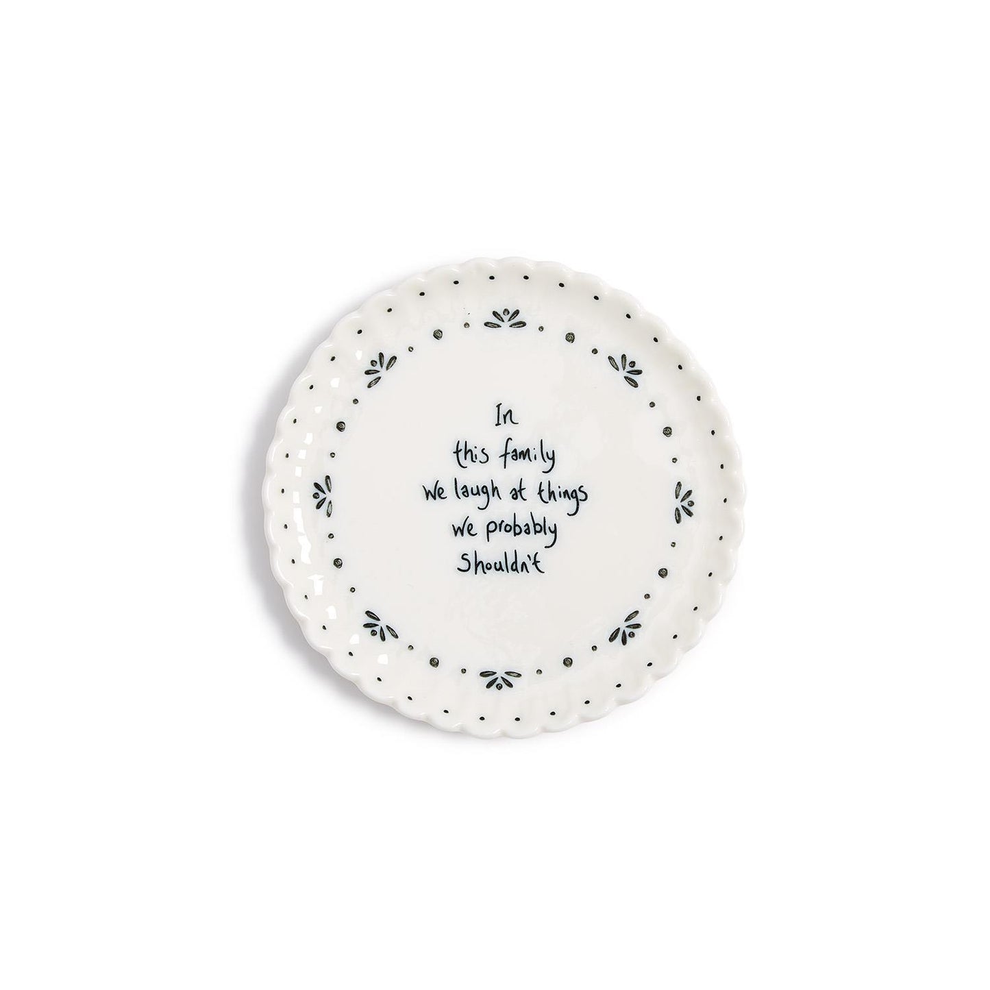 East of India Round Scallop Coasters