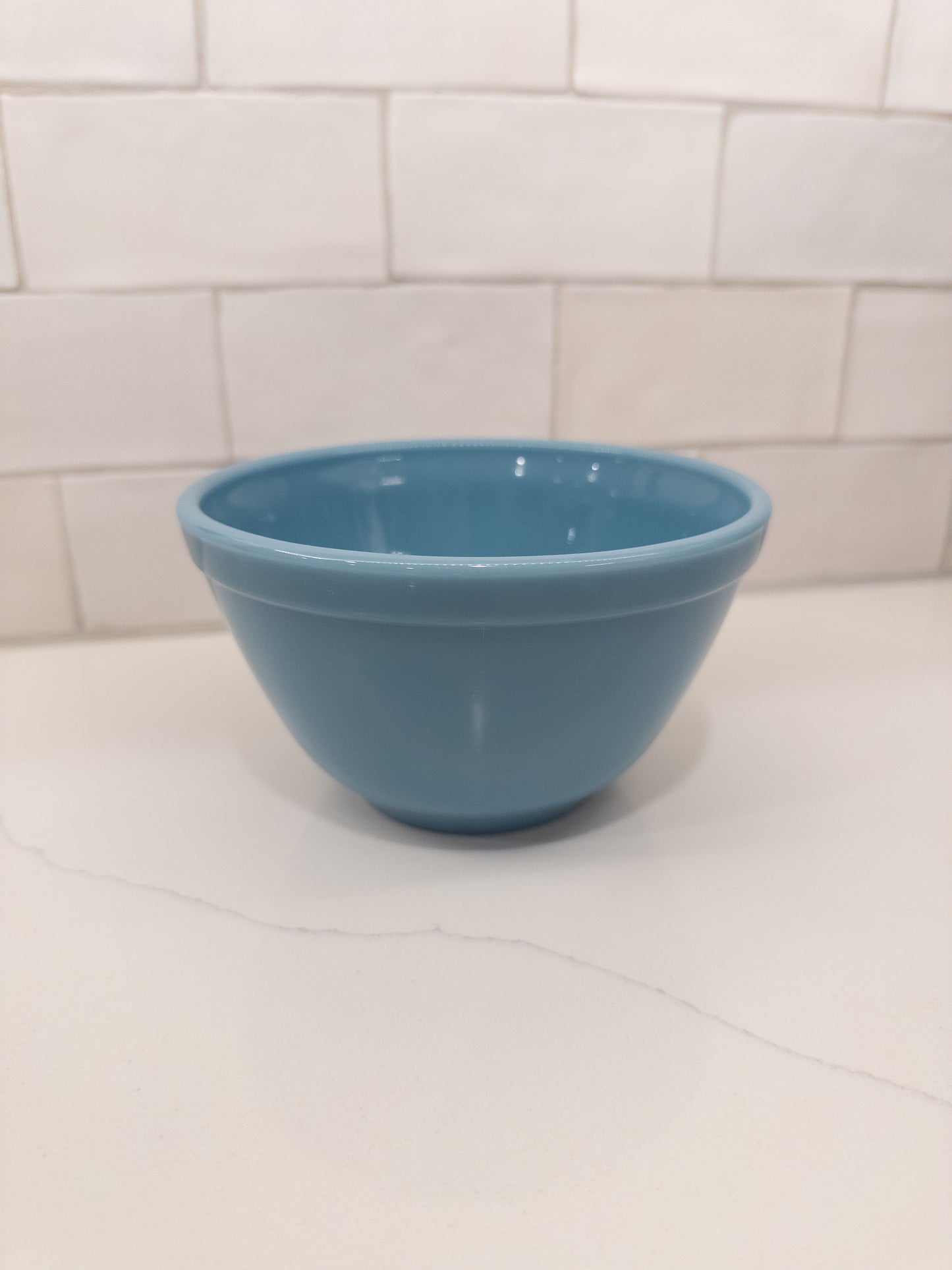 Vintage Pyrex 401 Delphi Blue Mixing Bowl