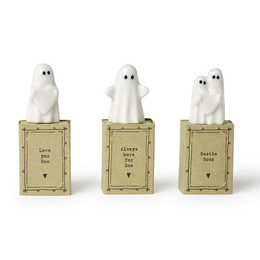 Ghost Matchbox Figurine in Gift Box