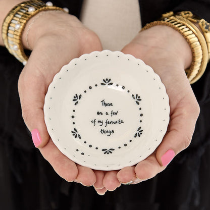 East of India Decorative Scallop Bowls