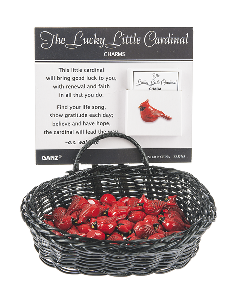 The Lucky Little Cardinal Charms