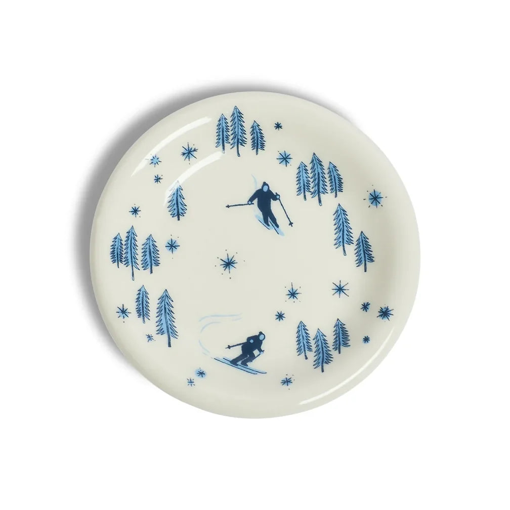 Ski Mini Mini Plate (3.5")