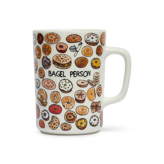 Bagel Person Mug by Ben Lenovitz, (10oz)
