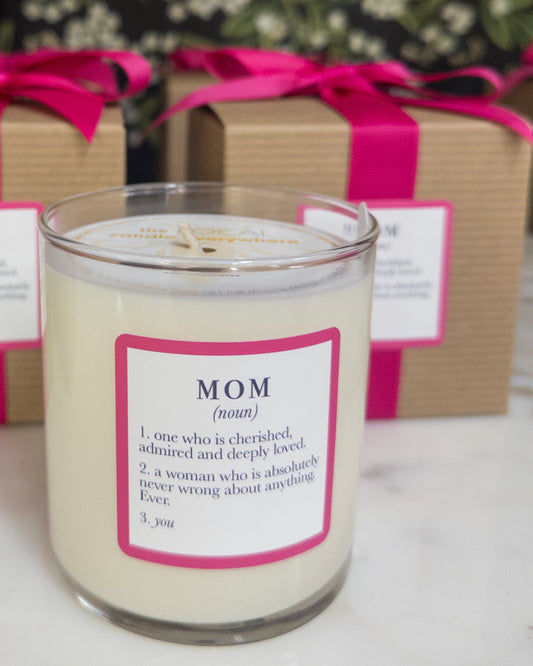 Mom Definition Candle