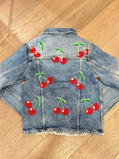 Cherries Denim Jacket