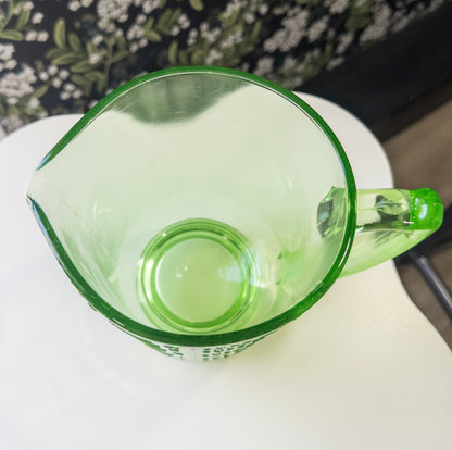 Vintage Uranium Measuring Cup w/ Reamer