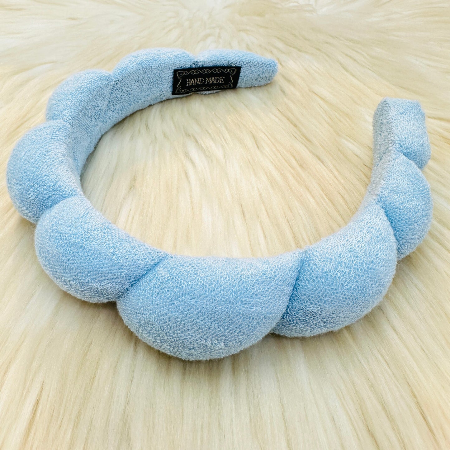 Pastel Terry Bubble Headbands