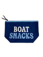Ivory "Boat Snacks" Large Zip Pouch