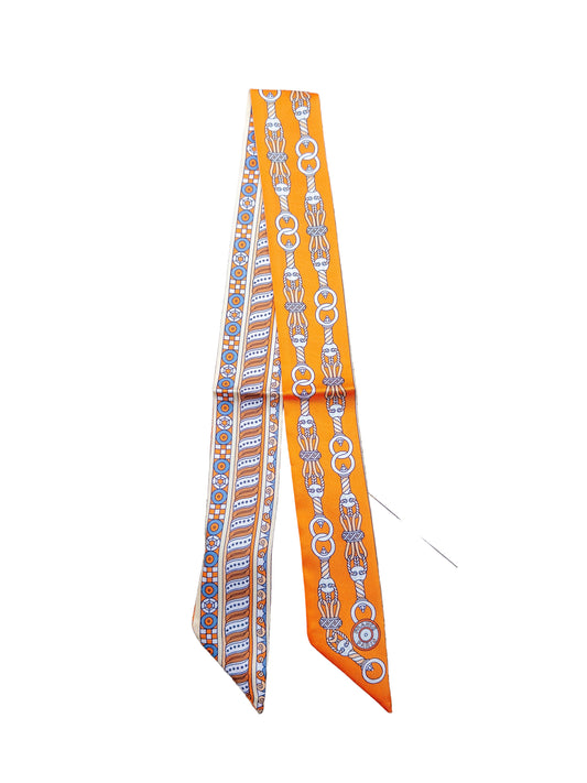 Orange Bit Mini Scarf