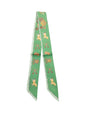Green Crown Mini Scarf