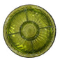 Vintage Indiana Glass Avocado Green Divided Serving Platter