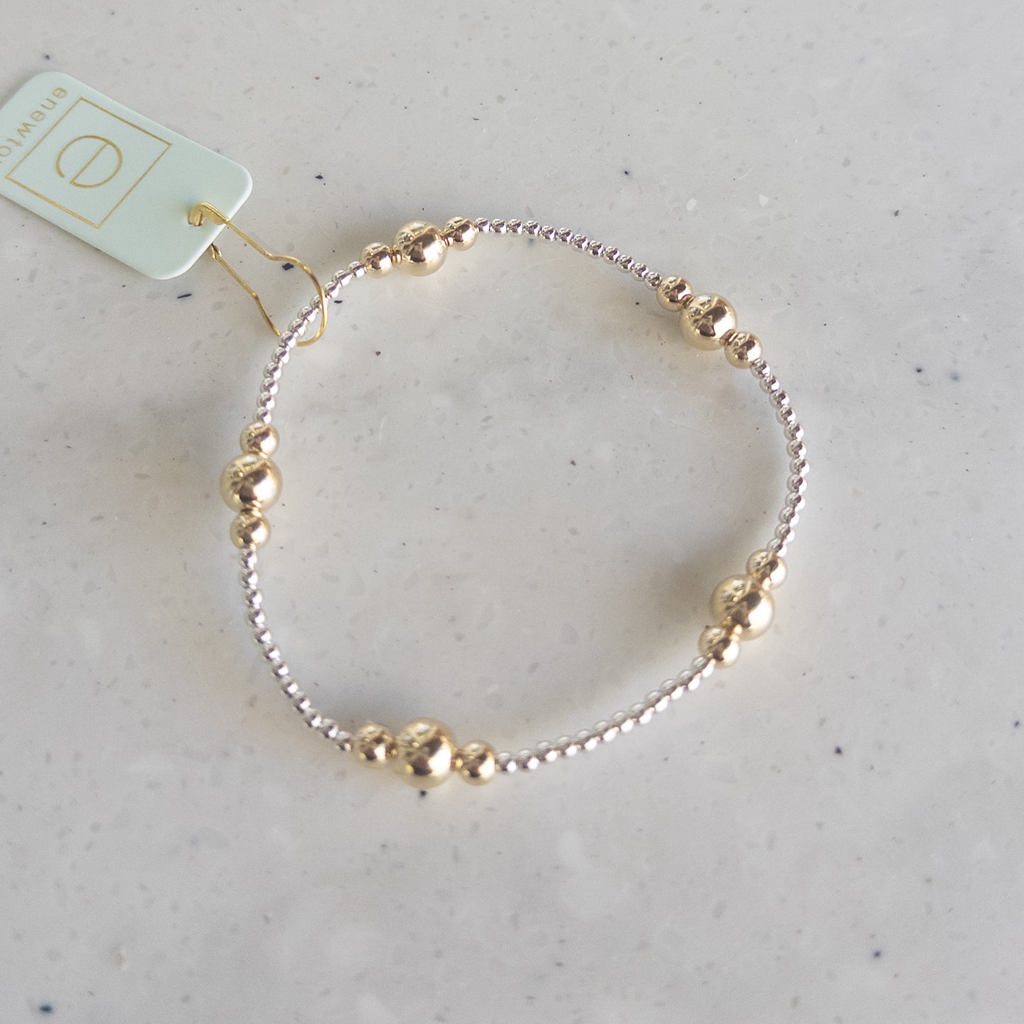 Purpose Gold 6mm Bead Bracelet - Mixed Metal