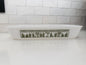 Vintage Pyrex Hellenic Green Casserole/Baking Dish
