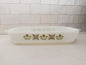 Vintage Anchor Hocking Fire King Meadow Green Milk Glass Casserole Dish