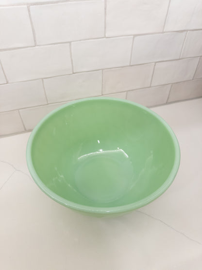 Vintage Fire King Jadeite Swirl Pattern Mixing Bowl