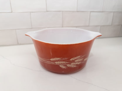 Vintage Pyrex 473 Autumn Harvest Cinderella Casserole Dish
