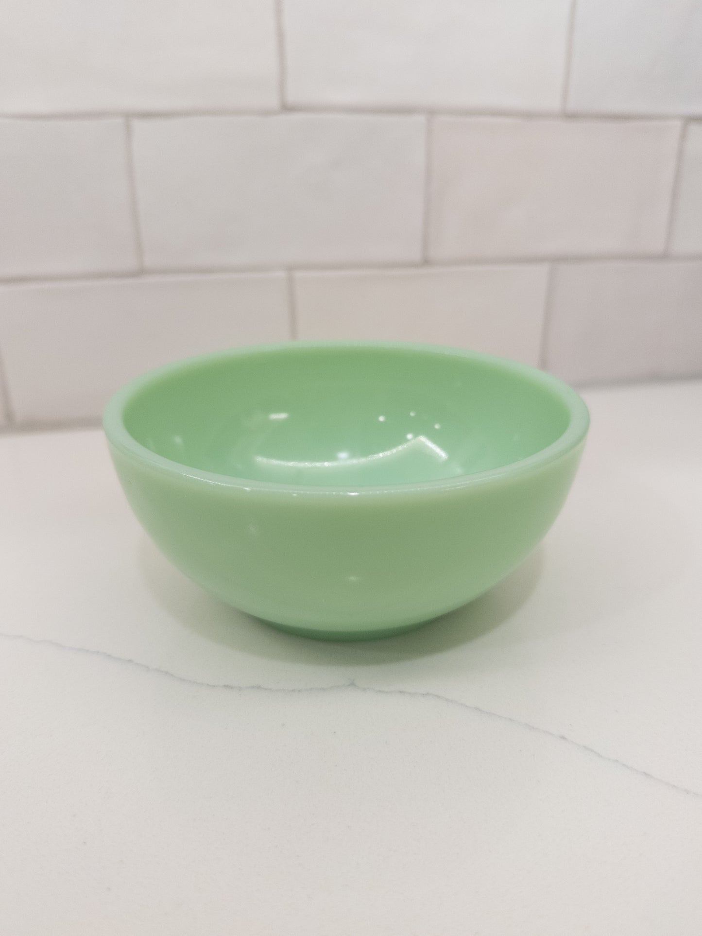 Vintage Fire King Jadeite Glass Bowl