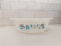 Vintage Anchor Hocking Fire-King 'Atomic Blue Heaven' Milk Glass Casserole Dish