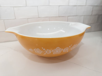 Vintage Pyrex 444 Golden Butterfly Cinderella Mixing Bowl