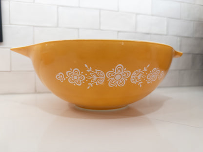 Vintage Pyrex 444 Golden Butterfly Cinderella Mixing Bowl