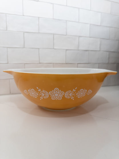 Vintage Pyrex 444 Golden Butterfly Cinderella Mixing Bowl