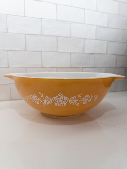Vintage Pyrex 444 Golden Butterfly Cinderella Mixing Bowl